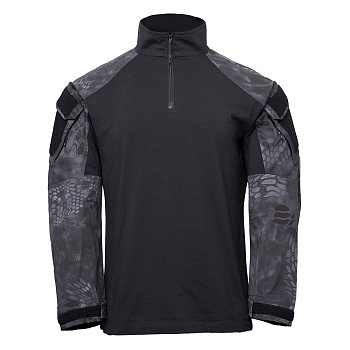 ТОЛСТОВКА KRYPTEK TACTICAL  МОЛНИЯ ДЛИННЫЕ РУКАВА BLACK/TYPHON