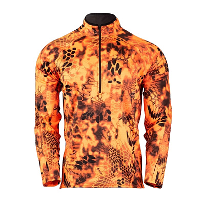 ТОЛСТОВКА KRYPTEK CRONOS 1/2 ZIP INFERNO- фото №1