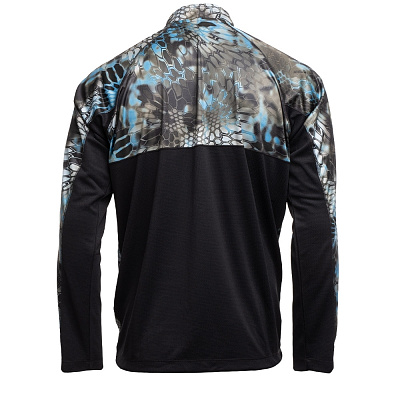 ТОЛСТОВКА KRYPTEK ZEPHYR 1/2 ZIP NEPTUNE/BLACK- фото №2