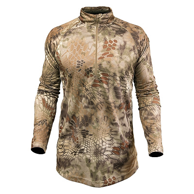 ФУТБОЛКА KRYPTEK HELIOS LS ZIP HIGHLANDER- фото №1