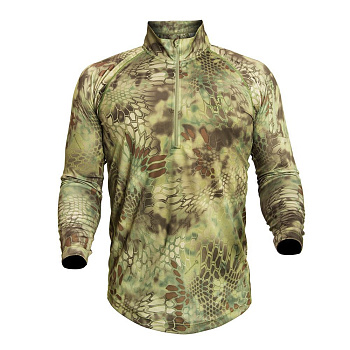 ФУТБОЛКА KRYPTEK HELIOS LS ZIP MANDRAKE