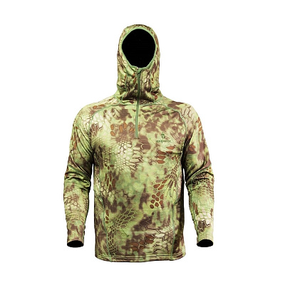 ТОЛСТОВКА С КАПЮШОНОМ KRYPTEK SHERPA ZIP HOODIE MANDRAKE- фото №1