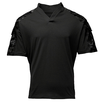 ТОЛСТОВКА KRYPTEK TACTICAL ВОРОТНИК РЕГБИ КОРОТКИЕ РУКАВА BLACK/TYPHON