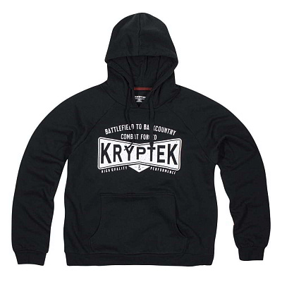 ТОЛСТОВКА С КАПЮШОНОМ KRYPTEK COVERT HOODIE ЧЕРНЫЙ- фото №2