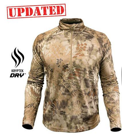 ФУТБОЛКА KRYPTEK HYPERION LS ZIP HIGHLANDER- фото №1