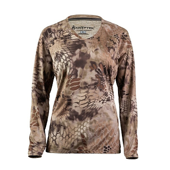 ФУТБОЛКА KRYPTEK WOMEN'S HYPERION LS CREW HIGHLANDER