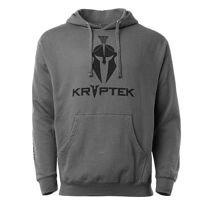 ТОЛСТОВКА С КАПЮШОНОМ KRYPTEK B2B HOODIE СЕРЫЙ- фото №1