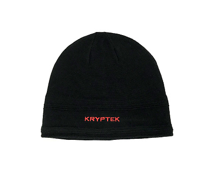 ШАПКА ТРИКОТАЖНАЯ KRYPTEK ЧЕРНАЯ/КРАСНАЯ